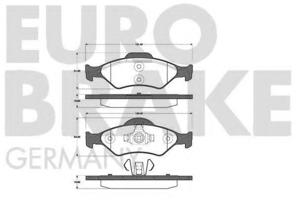 EUROBRAKE 5502222556