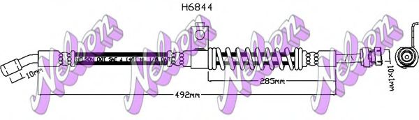 H6844 BROVEX-NELSON Тормозной шланг