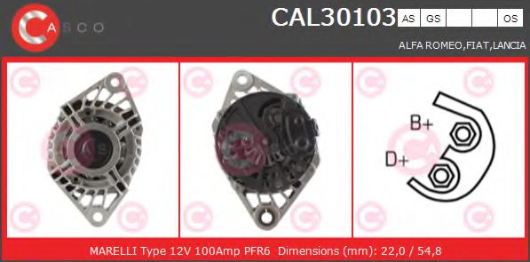 CASCO CAL30103AS