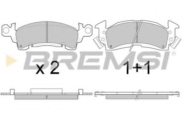 BREMSI BP2781