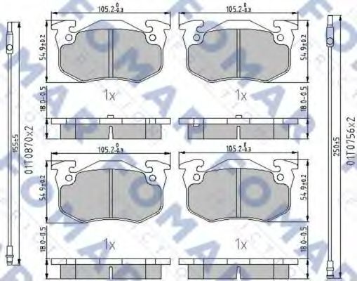 FOMAR Friction FO 435281