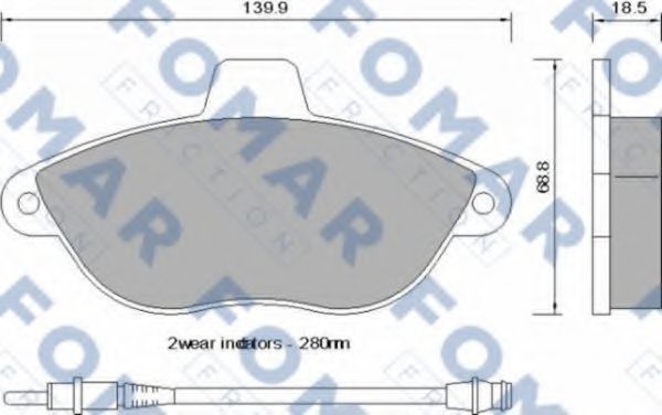 FOMAR Friction FO 742581
