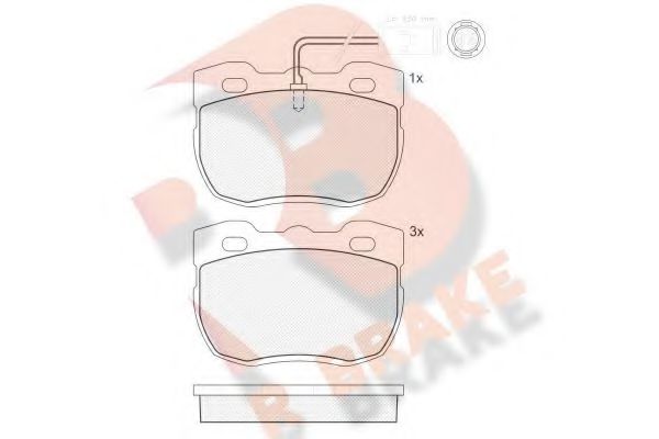 R BRAKE RB0839