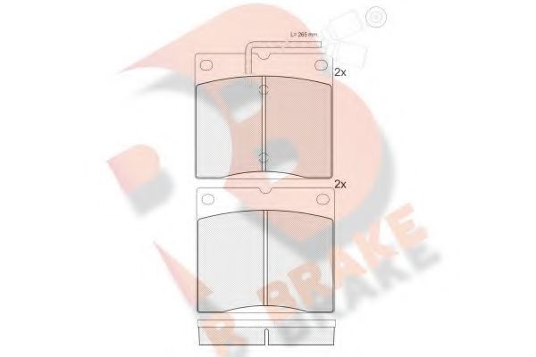 R BRAKE RB1223