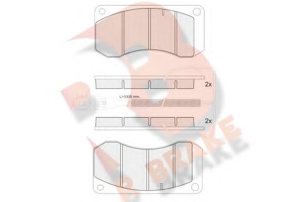 R BRAKE RB1244