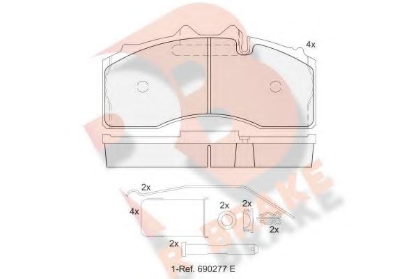 R BRAKE RB2046-066