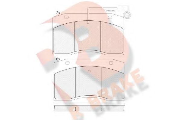 R BRAKE RB0832