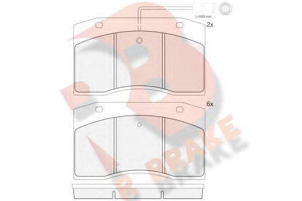 R BRAKE RB0832-203