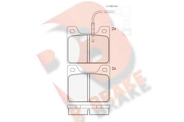 R BRAKE RB0244