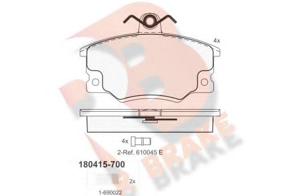 R BRAKE RB0415-700