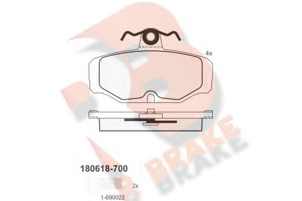 R BRAKE RB0618-700