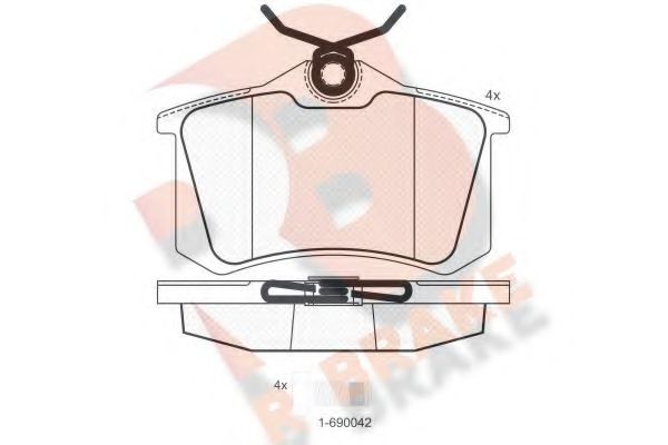 R BRAKE RB0697-700