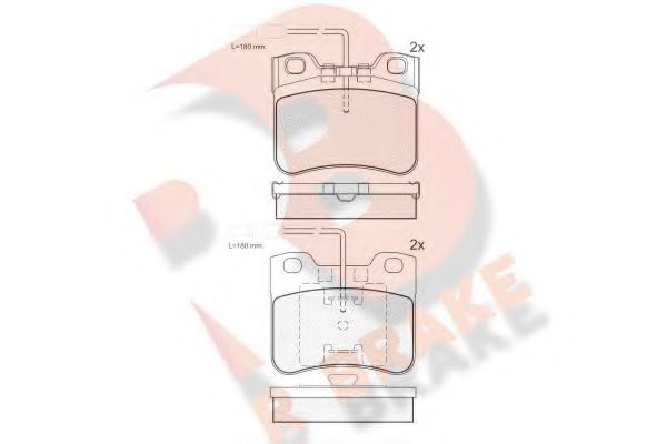 R BRAKE RB0788-203
