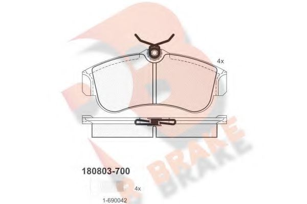 R BRAKE RB0803-700