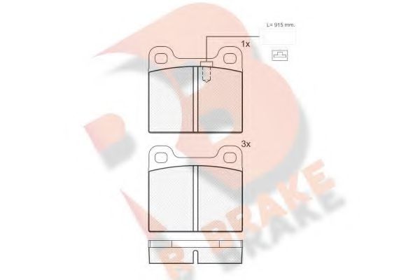 R BRAKE RB0947