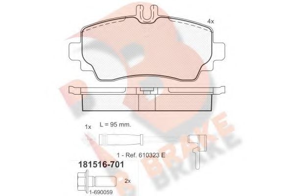 R BRAKE RB1516-701