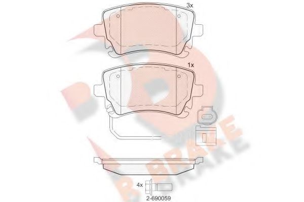 R BRAKE RB1674-203