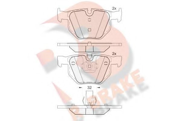 R BRAKE RB1685-202