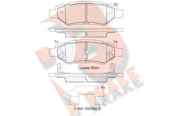 R BRAKE RB2142