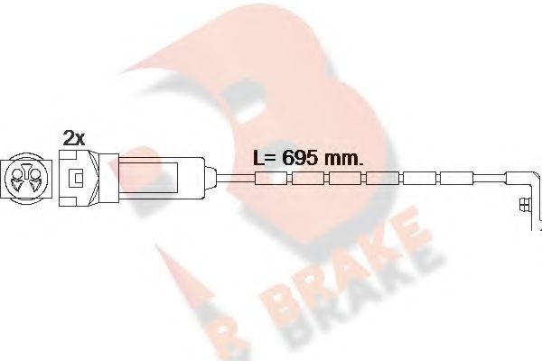 R BRAKE 610241RB