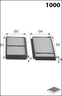 LUCAS FILTERS LFCP216S