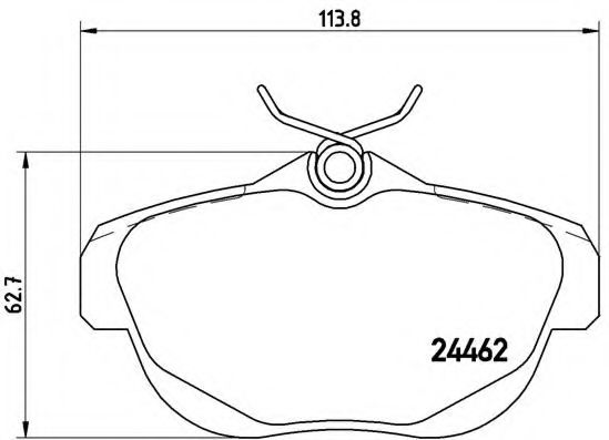 BREMBO P 61 087