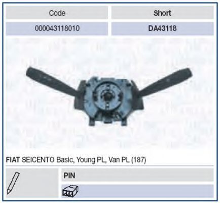 MAGNETI MARELLI 000043118010